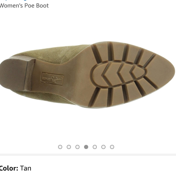 NEW Report Signature Poe suede lace up tan booties - Picture 4 of 7